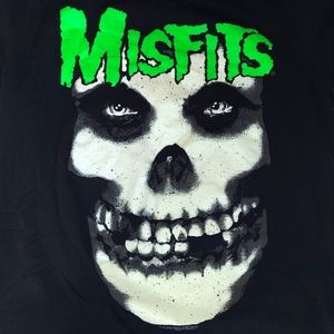Glow In The Dark Black Misfits T-Shirt